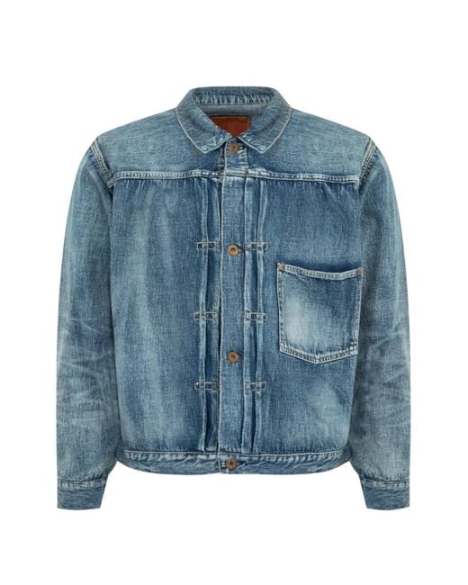 Fullcount Blue Wwii Master Of Reality Denim Jacket for men