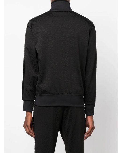Palm Angels Black Track Jacket With Logo for men