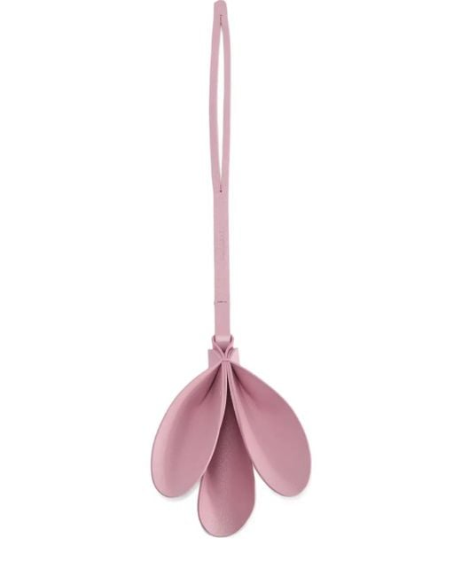 Jil Sander Pink Tulip Looped-Strap Charm