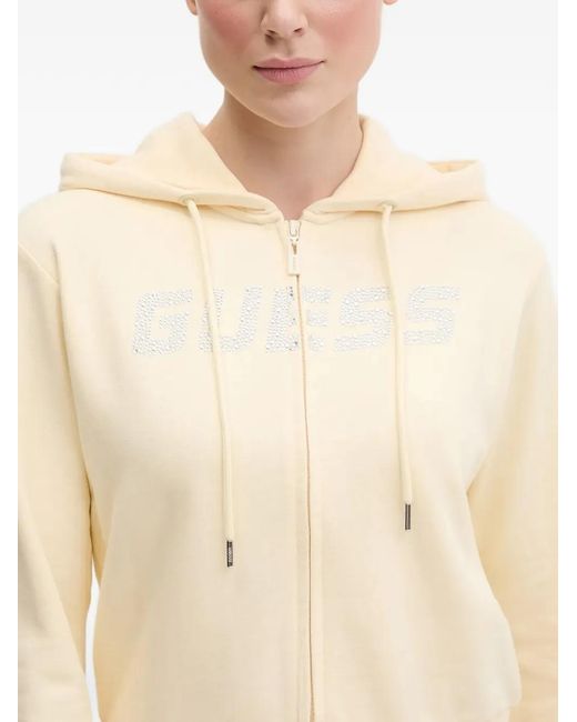 Sudadera Primula Con Capucha Guess de color White
