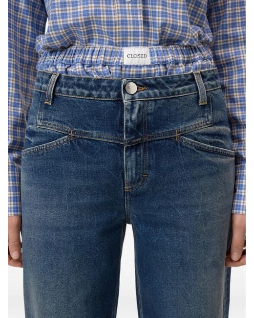 Closed Blue Stover-X Tapered Jeans