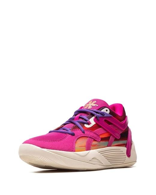 PUMA Pink Trc Blaze Court Desert Sky Sneakers