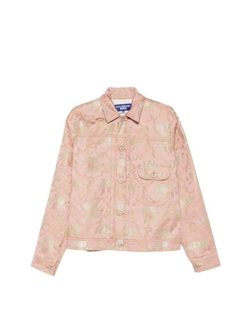 Junya Watanabe Pink Floral Jacket for men