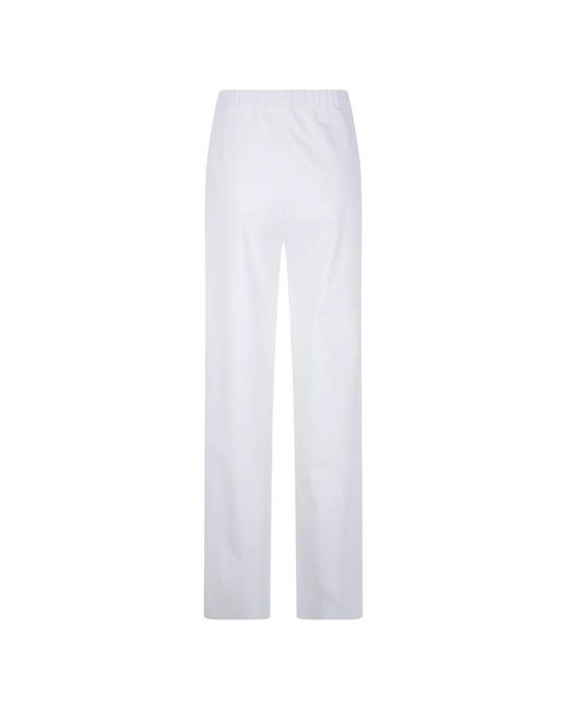 Pierantoniogaspari White Elasticated Trousers