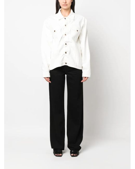 Y. Project White Wire Denim Jacket