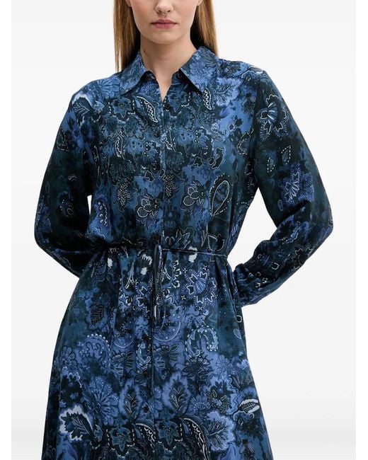 Desigual Blue Floral Dress