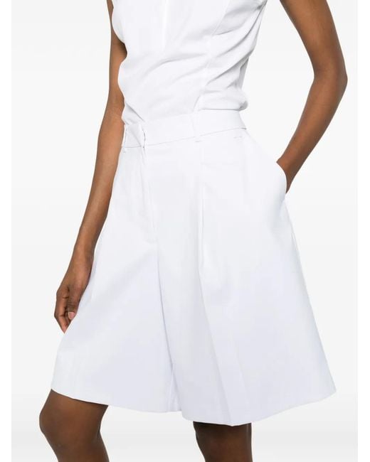 J.Lindeberg White Suni Shorts