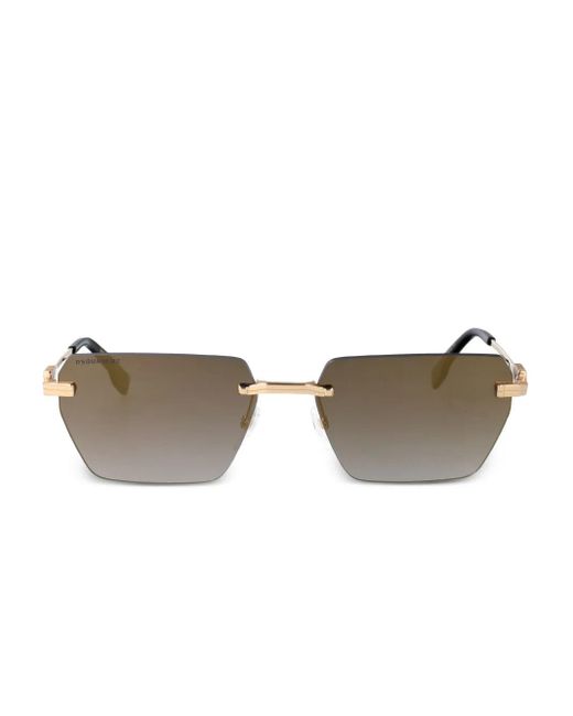 DSquared² Metallic Geometric-Frame Sunglasses for men