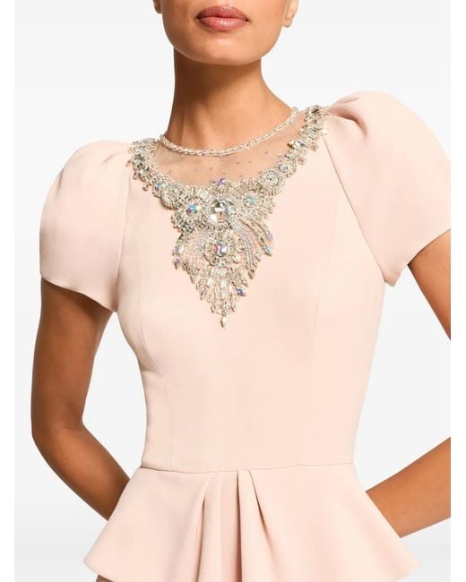 Jenny Packham Pink Nocturne Maxi Dress