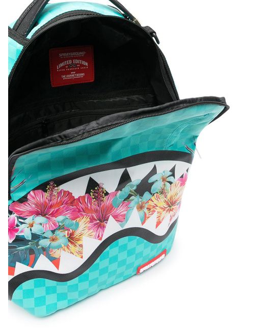 Sprayground Blossom Shark Backpack in Blue for Men