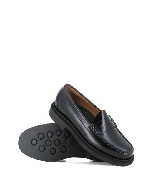 G.H.BASS Leren Loafers in het Gray voor heren