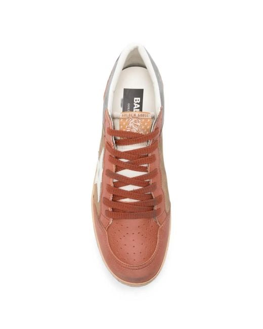 Golden Goose Deluxe Brand Pink Ball Star Star-Patch Sneakers for men