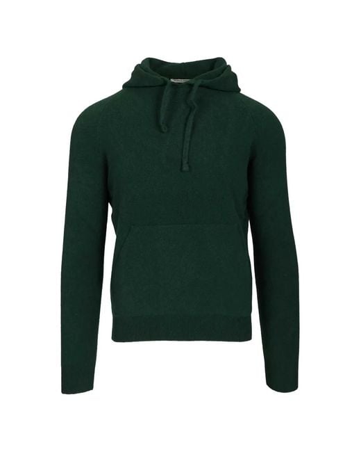 Al Duca D'aosta Green Drawstring Hoodie for men