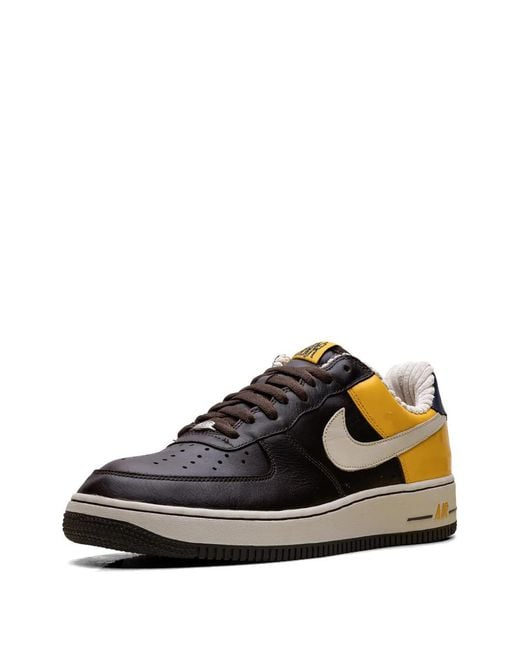 Nike Black Air Force 1 Premium Leather Sneakers