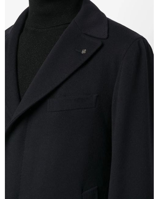 Tagliatore Multicolor Single-Breasted Tailored Coat for men