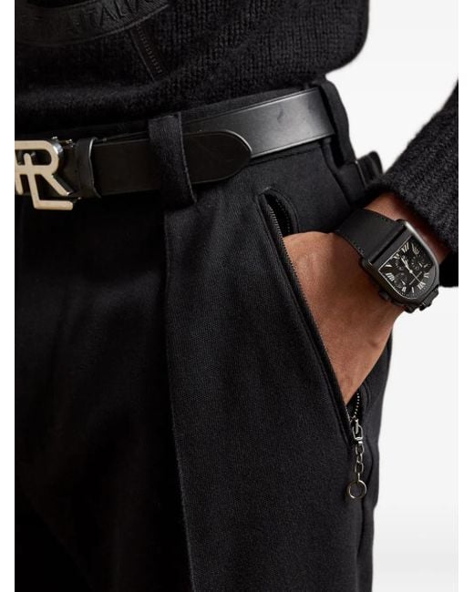 メンズ Ralph Lauren プリーツ パンツ Black