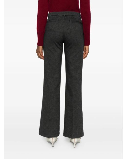 40 Weft Gray Chevron-Patterned Pants