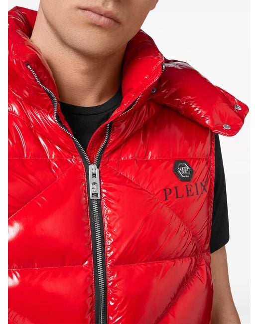 Philipp Plein Red Puffer for men