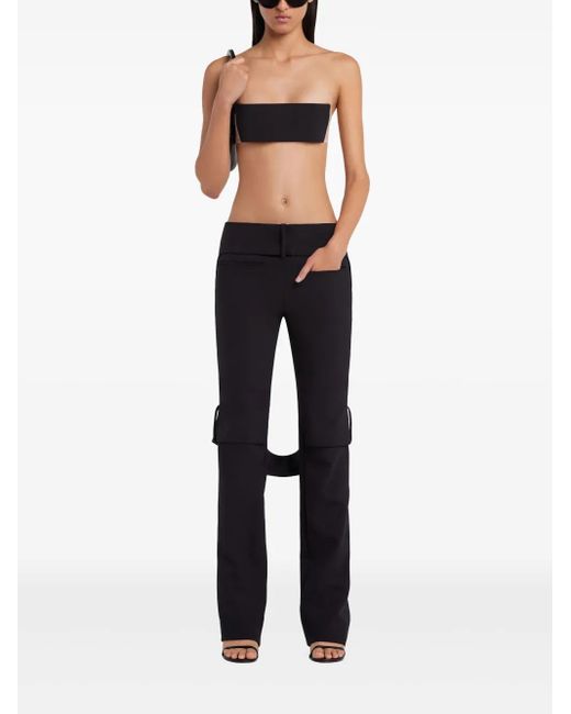 Courreges Black Illusion Top