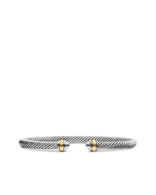 David Yurman Multicolor 14Kt And Sterling Classic Cable Bracelet (5Mm)