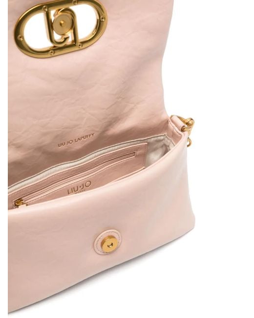 Liu Jo Pink Logo-Plaque Cross Body Bag