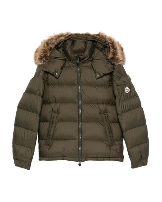 Moncler Green Mayaf Hooded Jacket for men