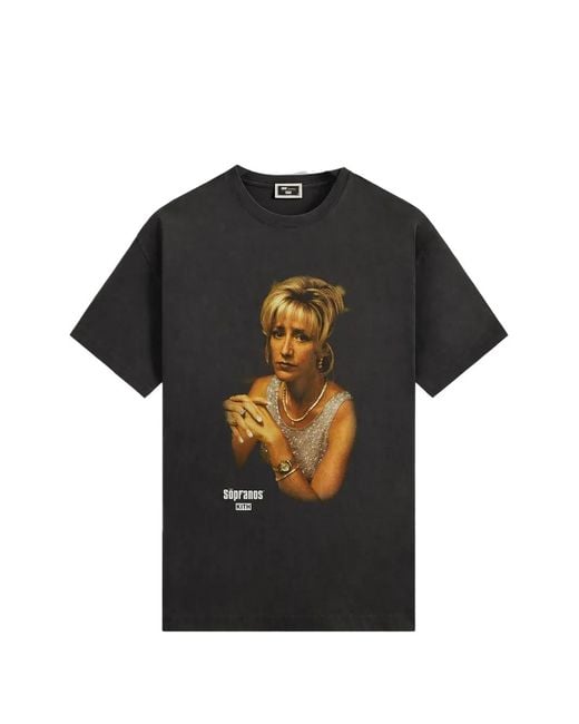 Kith Black The Sopranos Carmela Vignette T-Shirt for men