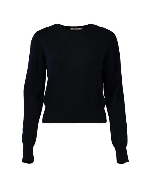 Misha Black Mish Ribbed-Trim Sweater
