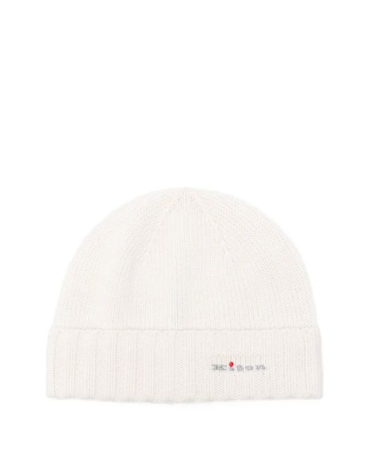 メンズ Kiton リブビーニー White