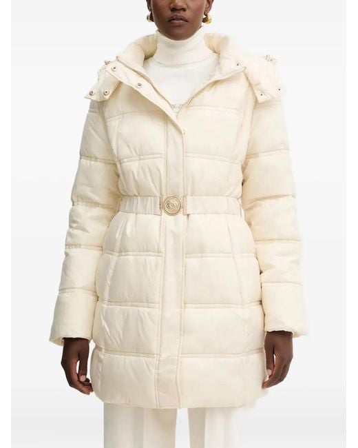 Guess Natural Hooded Belted Coat