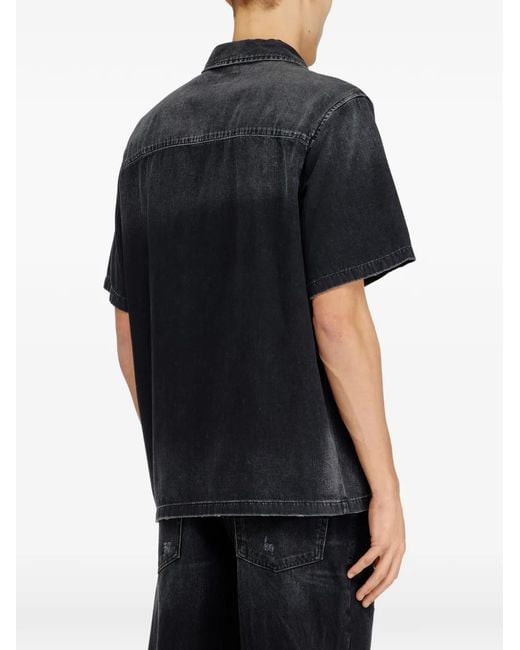 DIESEL Blue D-Nabil-D Camicia for men