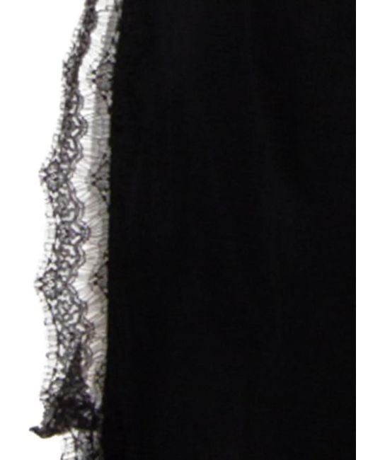 Blumarine Black Long-Sleeved Lace Dress