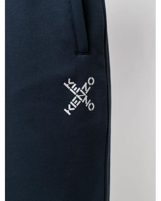 KENZO Oversized Shorts in het Blue voor heren