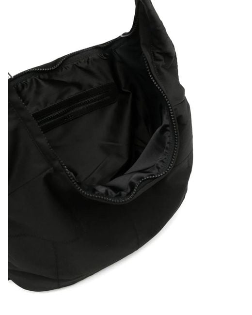 Arc Black Patchwork-Design Shoulder Bag for men