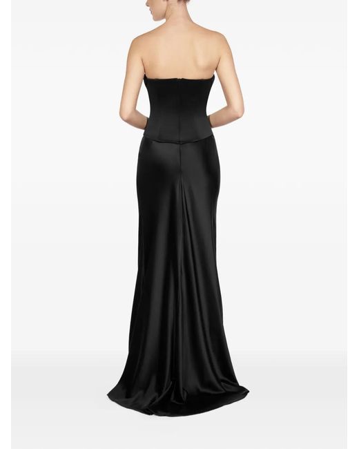 ALEXIA & ANTONIA Black Embellished Corset Top
