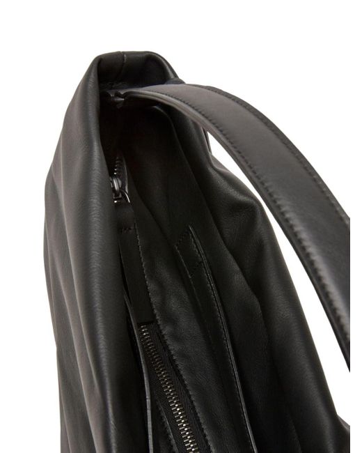 Marsèll Black Fanta Leather Shoulder Bag