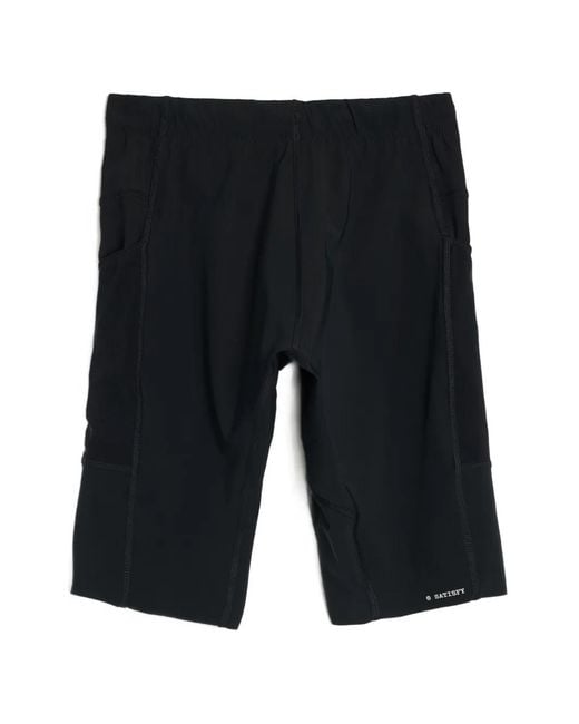 Satisfy Black Techsilk Evo Performance Shorts for men