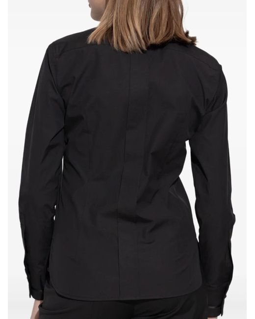 Max Mara Black Long-Sleeve Shirt