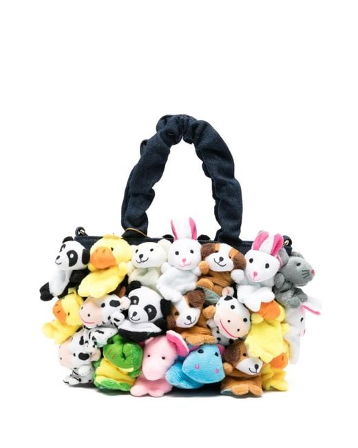 La Milanesa Blue Toys Handle Tote Bag