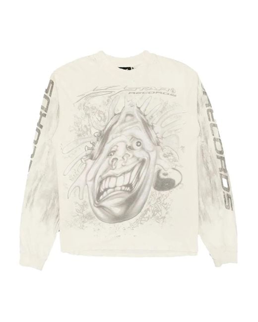 HELLSTAR White Hstar Records T-Shirt for men
