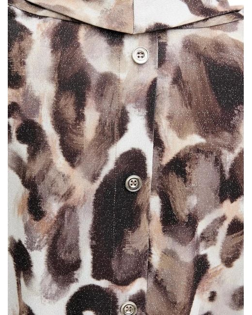 Joseph Ribkoff Natural Long-Sleeve Buttoned Top