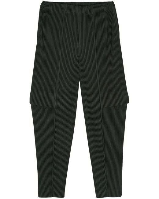 Homme Plissé Issey Miyake Green Cargo Trousers for men
