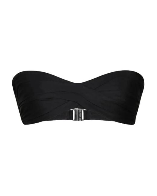 Johanna Ortiz Black Tangarana Bikini Top