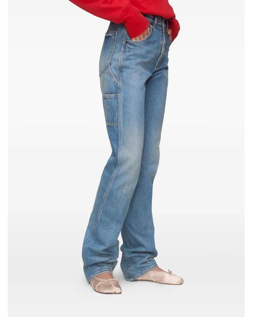 Maison Margiela Blue Five-Pockets Jeans