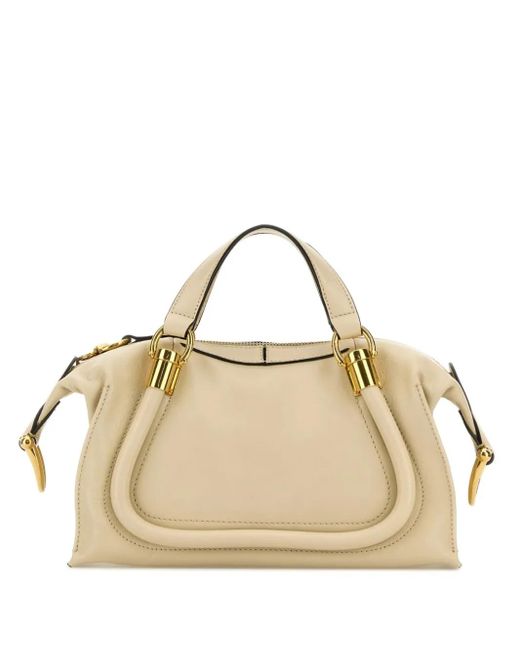 Chloé Metallic Paraty 24 Small Tote Bag