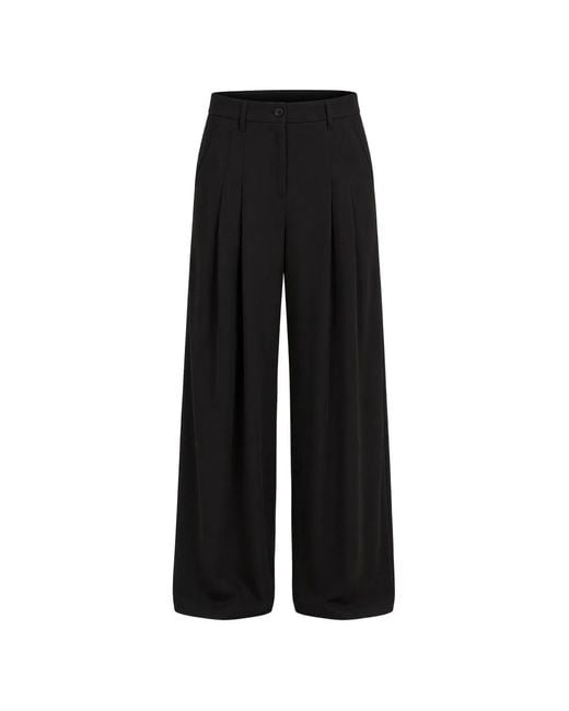 Cambio Black Eleven Wide-Leg Trousers