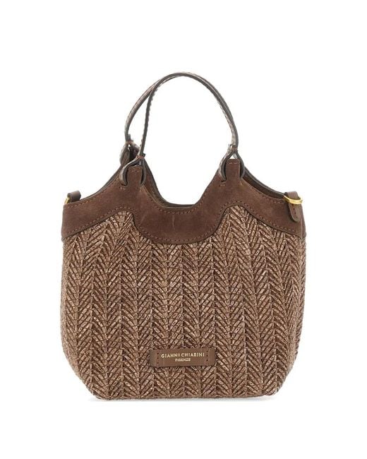 Gianni Chiarini Brown Dua Tote Bag