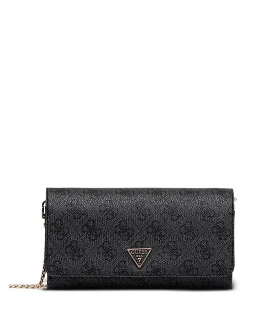 Guess Black Sac À Bandoulière À Motif Monogrammé
