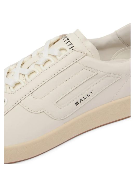 Bally White Competition Sneakers