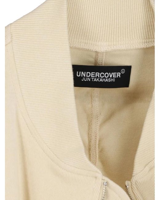 Undercover Natural Veste Bomber Ma-1 À Design Asymétrique